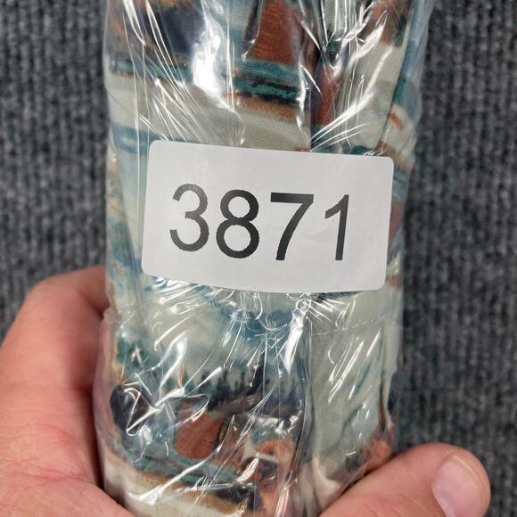 Bob Ross Button Up Shirt Men's Large White Geometric AOP SS Casual Fun Party - Picture 10 of 10